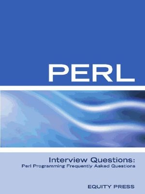 cover image of Perl Interview Questions